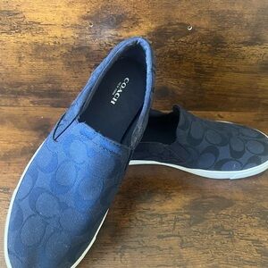 Coach Women’s Navy Slip-On Loafers
Alegra